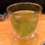 天寿し - この日は冷たいお茶も頂きました