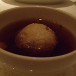 レストラン コバヤシ - 茨城産フェザン（きじ）のコンソメスープ