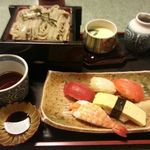 小嶋屋総本店 - お寿司と蕎麦のセット