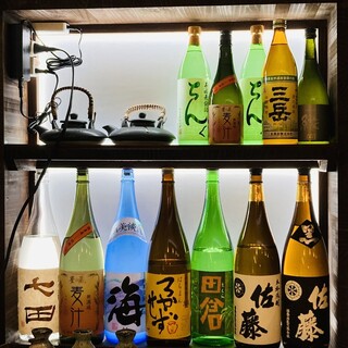 Shochu made by a master shochu sommelier