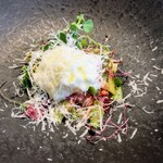 La Brianza - ストラッチャテッラサラダ仕立て。ミルキー美味しい