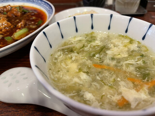 中国菜 オイル - トロトロ、私はさらりとしたスープが好き。