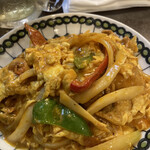 バンコク食堂 バードマン - ソフトシェル卵カレー炒め