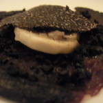 蝦夷鹿のカルパッチョ　赤ワイン風味