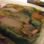レストラン コバヤシ - カナダ産オマール海老・アワビ・帆立貝を詰めた野菜のテリーヌ