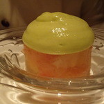 レストラン コバヤシ - フワッとした食感の万願寺唐辛子のカスタードとともに・・・