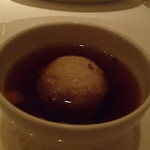 レストラン コバヤシ - 茨城産フェザン（きじ）のコンソメスープ