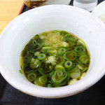 空海房 - 豚天ざるの醤油出汁