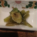 わさびの茎の漬け物