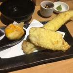 天ぷらと寿司 こじま - 穴子うまし！玉子とかしわも普通に美味い。