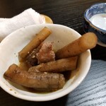 しちふく - 通しのごぼ煮