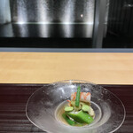 瀬戸内リトリート 青凪 - 柑橘の利き方が品良し。才巻海老と夏野菜。