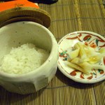 小春橋田野 - 「ごはん」か「パン」を選びます。