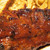 ベニーズプレイス - 料理写真:スペアリブとフレンチフライ、ガーリックトースト　2400円