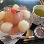 甘味処 彦いち - 桜あんみつ