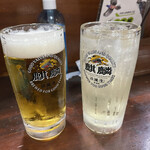 喜多八  - 生ビールと酎ハイ（パッション）