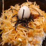 壱角家 - ねぎチャ丼(+255円)。