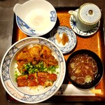 Unagi Ryouri Taga - 鰻鶏丼(並盛)