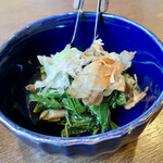 竹うち - モロヘイヤおひたし