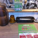 下川六〇酵素卵と北海道小麦の生パスタ 麦と卵 - カウンター席