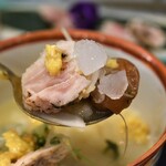 とん唐てん - がわ汁親子丼