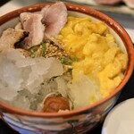 とん唐てん - がわ汁親子丼