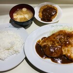 紀の国屋 - トンテキ定食＋α