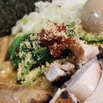 塩そば専門店 桑ばら - スパイシーチキン冷やしカレー和えそば