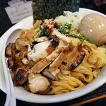 塩そば専門店 桑ばら - スパイシーチキン冷やしカレー和えそば