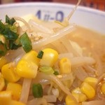 アジキュー - 味噌ラーメン（バターとコーンをトッピン具）