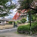 Tsukasa tei - 公園から見える東京タワーの足元