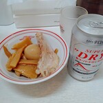 蒙古タンメン中本 - メチャアジ+缶ビール