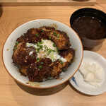 とんかつ 寿々木 - 味噌ロースかつ丼　¥1,280