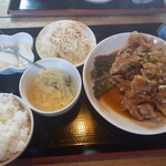 中国料理 王さん - 油淋鶏定食