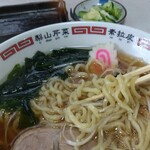 わたりや - もちろんいつもどおり美味しいのですが、きょうのスープは少しばかり淡白な仕上がりに感じます。この微妙な感じ方の違いは、わたしの体調の違いなのです。