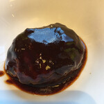 鳴子ホテル - デミハンバーグ。チーズはかけなかった・・