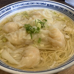 香港バル ラカンカ - 香港極海老雲呑麺