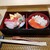 鮨 棗 - 料理写真:ミニ生ちらしとミニイクラ・カニ丼