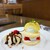 ブックス&カフェ - 料理写真:シトラスショートケーキ&バナナスプリット(￥970)。
          甘酸っぱいスイーツで猛暑を乗り切ろう！
