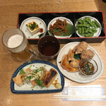 Uonuma Shokudou - 魚沼食堂 エクセルみなみ店 ちょい飲みセット \1000