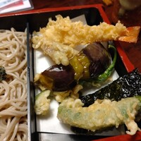 京都 権太呂 本店 - 夏野菜天ざる