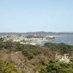 潮騒 - レストラン内から見る松島市街