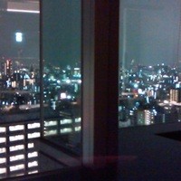 スカイツリービューレストラン 簾 - 右の方に東京タワーがっ見えます。