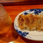 栄夏 - 柚子チューハイ、餃子