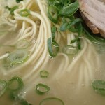 江ちゃんラーメン - 手前からスープをアップで！