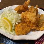 陸海喰 - チキンカツは大きな一枚カツを想像してましたが食べやすい大きさのチキンカツ、しかしボリュームたっぷり。