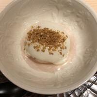 蓮 三四七 - 白いちじく　胡麻和え　日本酒を混ぜて