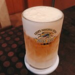 キッチン サカナヤ - 生ビール　税込550円 ジョッキがキンキンに冷えています