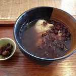 蕎麦がきぜんざい