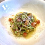 catoe - ◇枝豆とパンチェッタの手打ちパスタ